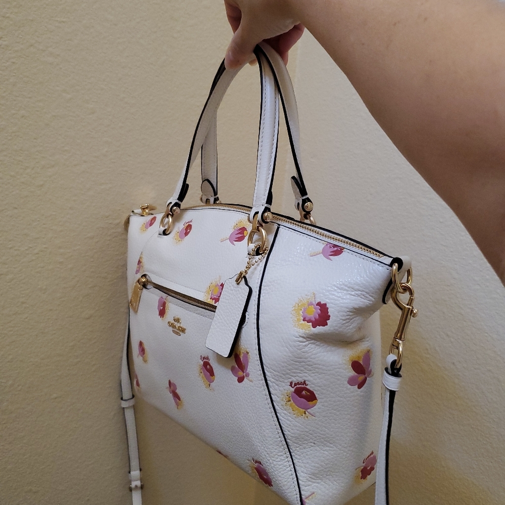 Coach  Prairie Satchel With Floral Print - Picture 15 of 15